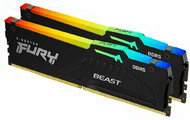 Kingston 16GB 4800MHz DDR5 Fury Beast RGB Kit 2x8GB CL38 DIMM - KF548C38BBAK2-16