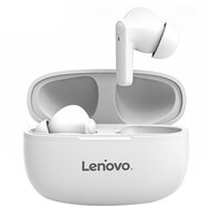 LENOVO HT05 bluetooth fülhallgató SZTEREO (v5.0, TWS, mikrofon, cseppálló, zajszűrő + töltőtok) FEHÉR