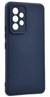 Samsung Galaxy A53 Szilikon telefonvédő (matt) SÖTÉTKÉK