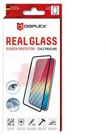 Samsung Galaxy A12 DISPLEX képernyővédő üveg (3D full cover, íves, tok barát, karcálló, 10H) FEKETE