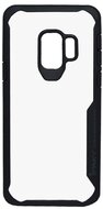 IPAKY műanyag telefonvédő (szilikon keret, közepesen ütésálló, átlátszó hátlap) FEKETE