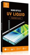 AMORUS UV LIQUID képernyővédő üveg (3D full cover, íves, karcálló, 0.3mm, 9H + UV lámpa) ÁTLÁTSZÓ