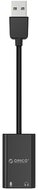 Orico külső hangkártya - SKT2-BK/9/ (Bemenet: USB2.0, Kimenet: 2x 3,5mm Jack: Hang/Mikrofon)