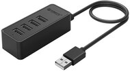 Orico USB2.0 Hub - W5P-U2-030-BK/75/ (4 port, Bemenet: USB-A, Kimenet: 4xUSB-A, fekete)