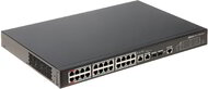 Dahua Menedzselhető PoE switch - PFS4226-24ET-360-V3 (24x 10/100 PoE/PoE+ (360W)+2x gigabit/SFP combo uplink,HighPoE)