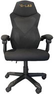 The G-Lab Gamer szék - KS RHODIUM A (fekete; állítható magasság; áll. kartámasz)