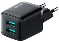 JOYROOM hálózati töltő 2 USB aljzat (5V / 2400 mA, gyorstöltés támogatás) FEKETE