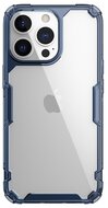 NILLKIN NATURE PRO Apple iPhone 13 Pro Max műanyag telefonvédő (szilikon keret, közepesen ütésálló, légpárnás sarok) SÖTÉTKÉK