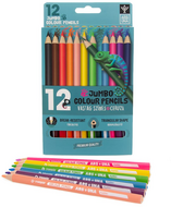Ars Una Jumbo 12 színű, háromszögletű színes ceruza készlet (5993120005572)