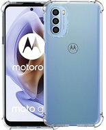 Szilikon telefonvédő (közepesen ütésálló, légpárnás sarok) Motorola Moto G31/ G41 ÁTLÁTSZÓ