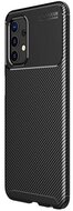 Szilikon telefonvédő (közepesen ütésálló, légpárnás sarok, karbon minta) Samsung Galaxy A32 4G FEKETE