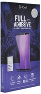 ROAR Samsung Galaxy A12 képernyővédő üveg (5D full glue, íves, teljes felületén tapad, tok barát, karcálló, 0.3 mm, 9H) FEKETE