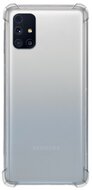 ROAR JELLY ARMOR Samsung Galaxy M31s műanyag telefonvédő (szilikon keret, közepesen ütésálló, légpárnás sarok) ÁTLÁTSZÓ