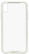 ROAR Glass Airframe Apple iPhone XS Max 6.5 telefonvédő szilikon keret (BUMPER, közepesen ütésálló, edzett üveg hátlap) FEHÉR