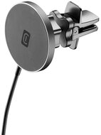 CELLULARLINE TOUCH AIR autós tartó (szellőzőre, mágneses, állítható, QI wireless, 7.5W, 360°-ban forgatható) FEKETE