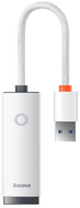 Baseus Lite Series USB - RJ45 hálózati adapter fehér (WKQX000102)