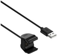 Töltőkábel USB (mágneses, 100cm) OPPO Watch 41mm / 46mm készülékhez FEKETE