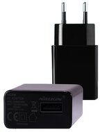 NILLKIN hálózati töltő USB aljzat (5V / 2000mA) FEKETE