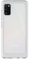 Designed for Samsung Galaxy A41 szilikon telefonvédő (közepesen ütésálló, légpárnás sarok) ÁTLÁTSZÓ