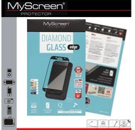 MYSCREEN DIAMOND GLASS EDGE Samsung Galaxy J7 képernyővédő üveg (2.5D full cover, íves, karcálló, 0.33 mm, 9H) FEKETE