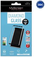MYSCREEN DIAMOND GLASS EDGE Samsung Galaxy S6 EDGE+ képernyővédő üveg (3D full cover, íves, karcálló, 0.33 mm, 9H) FEKETE