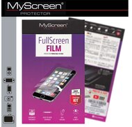 MYSCREEN CRYSTAL FULLSCREEN Honor 6X (2016) képernyővédő fólia (íves, öntapadó PET, nem visszaszedhető, 0.15mm, 3H) ÁTLÁTSZÓ