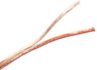 Logilink Hangszóró beépítő kábel, 2x 0,75 mm2, átlátszó, 10 m