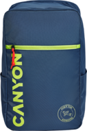 cabin size backpack for 15.6" laptop,polyester,navy