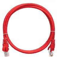 NIKOMAX Patch kábel S/FTP, CAT6a, PVC, 0,5m, piros