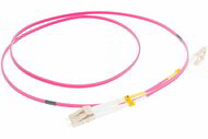 NIKOMAX Optikai patch kábel LC - LC, MM 50/125, OM4, duplex, 1m, magenta