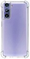 Samsung Galaxy S21 FE Szilikon telefonvédő (közepesen ütésálló, légpárnás sarok) ÁTLÁTSZÓ