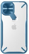 NILLKIN CYCLOPS Apple iPhone 12 Pro Max műanyag telefonvédő (közepesen ütésálló, légpárnás sarok, kameravédő, kitámasztó) KÉK