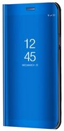 Samsung Galaxy A33 Tok álló (aktív FLIP, oldalra nyíló, asztali tartó funkció, tükrös felület, Mirror View Case) KÉK