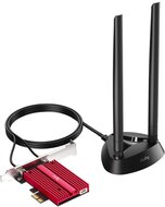 CUDY Wireless PCI-E Adapter DualBand WiFi 6, Bluetooth, AX3000, Külső Antennával, WE4000