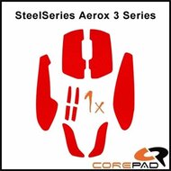 Corepad Mouse Rubber Sticker #750 - SteelSeries Aerox 3 Series piros