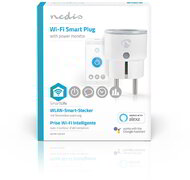 SmartLife Intelligens Csatlakozó Nedis WIFIP110FWT Wi-Fi | Teljesítmény mérő | 2500 W | Földelt csatlakozó / F típus (CEE 7/7) | -10 - 40C | Android/ IOS | Fehér