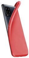 Samsung Galaxy A42 5G CELLULARLINE CHROMA szilikon telefonvédő (matt, mikrofiber plüss belső) PIROS