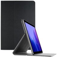 Samsung Galaxy Tab A7 CELLULARLINE FOLIO tok álló, bőr hatású (FLIP, oldalra nyíló, TRIFOLD asztali tartó funkció) FEKETE