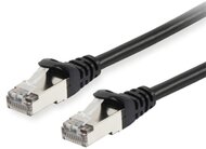 Equip Kábel - 606103 (S/FTP patch kábel, CAT6A, fekete, 1m)