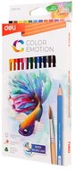 Deli Color Emotion 12db/csomag akvarellceruza készlet