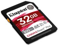 Kingston 32GB SDXC Canvas React Plus UHS-II 300R/260W U3 V90