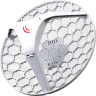 Mikrotik LHG 5 Tripack (Three units of LHG 5)The Light Head Grid (LHG) is a compact and light 5GHz 802.11 a/n wireless device with an integrated dual polarization 24.5 dBi grid antenna at a revolutionary price.