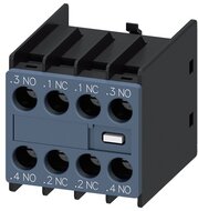 Siemens 3RH2911-1FA22 2NO+2NC homloklapi S00-S3 mágneskapcsolókhoz csavaros segédérintkező blokk