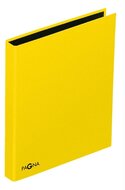 Pagna A4 nyomtatott karton 25mm 4 gyűrű sárga gyűrűs mappa