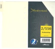 Realsystem 2/550 elválasztó lap gyűrűs naptár kiegészítő
