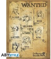 The Seven Deadly Sins "Wanted" 52x38 cm poszter
