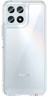 Honor X8 Műanyag telefonvédő (szilikon keret, közepesen ütésálló, átlátszó hátlap) ÁTLÁTSZÓ