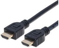 TV / HDMI adapter kábel (HDMI dugó - HDMI dugó, 500cm, CA-183 kompatibilis) FEKETE