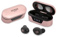 CG MOBILE GUESS bluetooth fülhallgató SZTEREO (v5.0, TWS, mikrofon, zajszűrő + töltőtok) RÓZSASZÍN