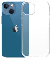 Apple iPhone 13 Szilikon telefonvédő (közepesen ütésálló, légpárnás sarok) ÁTLÁTSZÓ
